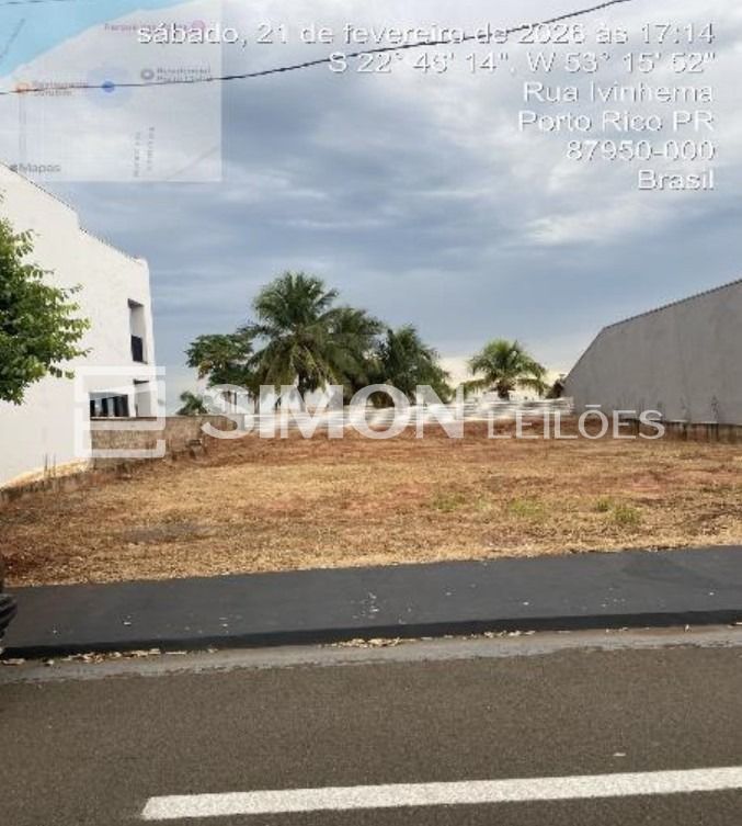Imagem do imóvel Lote sob nº 18 (dezoito), da quadra nº 04 (quatro), da planta geral do loteamento PORTO INGÁ, Rua Ivinhema, situado na cidade de Porto Rico, Comarca de Loanda, Estado do Paraná, com a área de 427,50m²