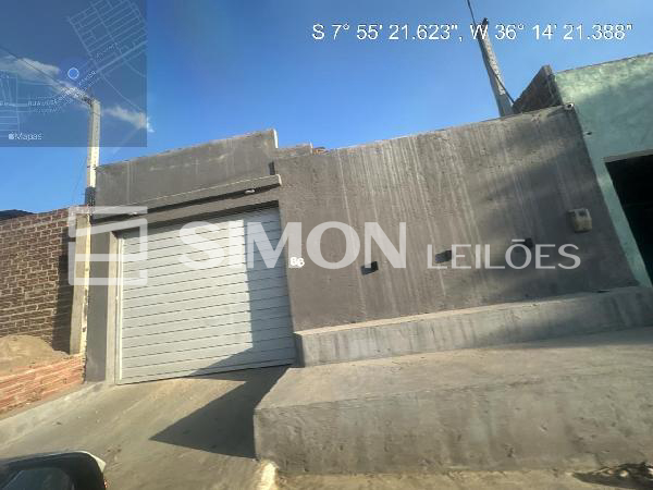 Imagem do imóvel SANTA CRUZ DO CAPIBARIBE/PE, LOT MORAES E FILHO, RUA PROJETADA (MORAES E FILHO), N. 88, QD D, LT 16, CASA, 65,57M² DE ÁREA PRIVATIVA, 148,2M² DE ÁREA DO TERRENO, 2 QTS, A.SERV, WC, SL, COZINHA, TERRAÇ