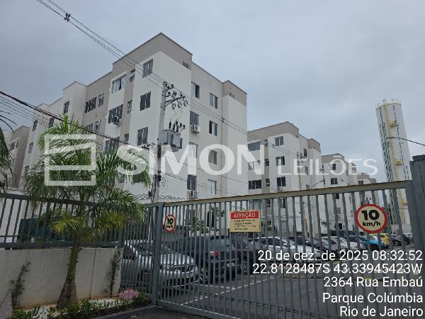 Imagem do imóvel RIO DE JANEIRO/RJ, RUA EMBAU, N. 2000, Apto. 304, BL 3, LT 01, PARQUE COLUMBIA, APARTAMENTO, 41M² DE ÁREA PRIVATIVA, 2 QTS, WC, SL, COZINHA, IPTU: 3488292-8, MATRÍCULA: 264280, OFÍCIO: 8, AVALIAÇÃO: R