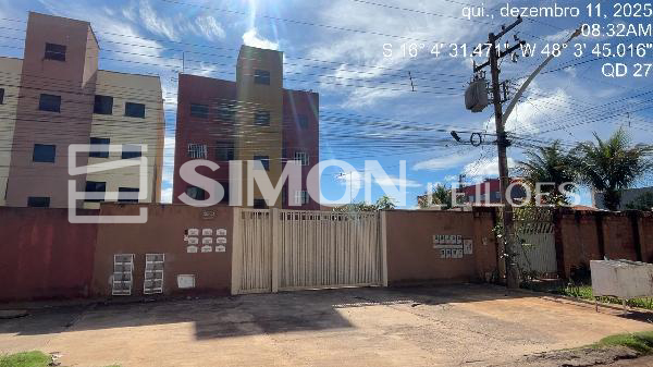 Imagem do imóvel NOVO GAMA/GO, QUADRA 27, N. SN, Apto. 301, LT 09, AVENIDA LUNA VARGAS, LOTEAMENTO LUNABEL 3A, APARTAMENTO, 56,64M² DE ÁREA PRIVATIVA, 2 QTS, A.SERV, WC, SL, COZINHA, IPTU: 001048002700090301, MATRÍCUL