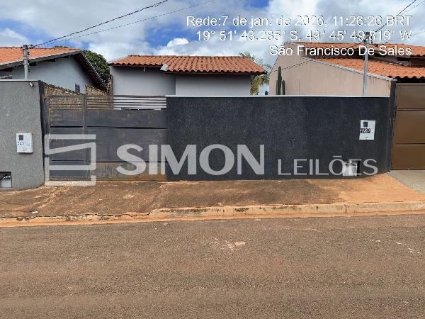 Imagem do imóvel SAO FRANCISCO DE SALES/MG, AVENIDA UBERLANDIA, N. 3239, QD 04, LT 03, CASA, 60,37M² DE ÁREA PRIVATIVA, 170M² DE ÁREA DO TERRENO, 2 QTS, A.SERV, WC, SL, COZINHA, IPTU: 12012000040003001, MATRÍCULA: 163