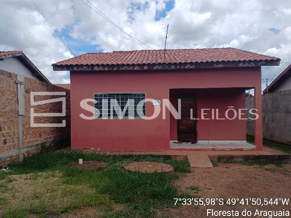 Imagem do imóvel FLORESTA DO ARAGUAIA/PA, RUA ITALIA, N. SN, LT09, QD 03, CASA, 66,8M² DE ÁREA PRIVATIVA, 201,11M² DE ÁREA DO TERRENO, 2 QTS, A.SERV, WC, SL, COZINHA, IPTU: 000.003.009, MATRÍCULA: 32.584, OFÍCIO: 1, A