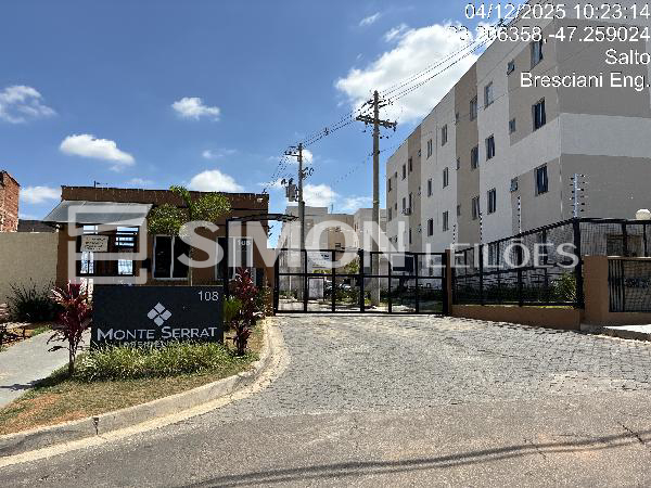 Imagem do imóvel SALTO/SP, RUA CARLOS DE MORAIS ANDRADE - JURISTA, N. 108, Apto. 11, BL 04, TERREO, VG 33, RESIDENCIAL PARQUE LAGUNA, APARTAMENTO, 41,98M² DE ÁREA PRIVATIVA, 2 QTS, WC, SL, COZINHA, IPTU: 0104047800100