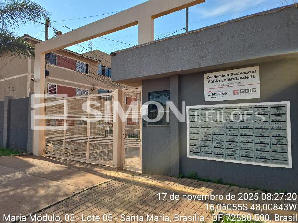 Imagem do imóvel VALPARAISO DE GOIAS/GO, COND RES FABIO DE ANDRADE II, QUADRA 14, N. SN, Apto. 202, BL H, CHACARA 02A, RUA PARA, SETOR DE CHACARAS ANHANGUERA C, APARTAMENTO, 44,77M² DE ÁREA PRIVATIVA, 2 QTS, A.SERV, W