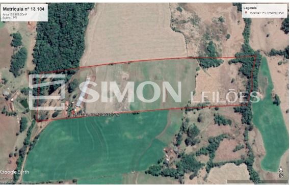Imóvel rural em leilão em Sulina