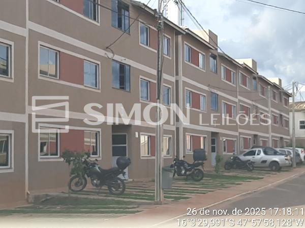 Imagem do imóvel VALPARAISO DE GOIAS/GO, RUA MARAJUARA, N. S/N, Apto. 202, BL D, QD 01, CHACARA 11I, YPIRANGA, APARTAMENTO, 44,77M² DE ÁREA PRIVATIVA, 2 QTS, A.SERV, WC, SL, COZINHA, IPTU: 268450, MATRÍCULA: 106184, O