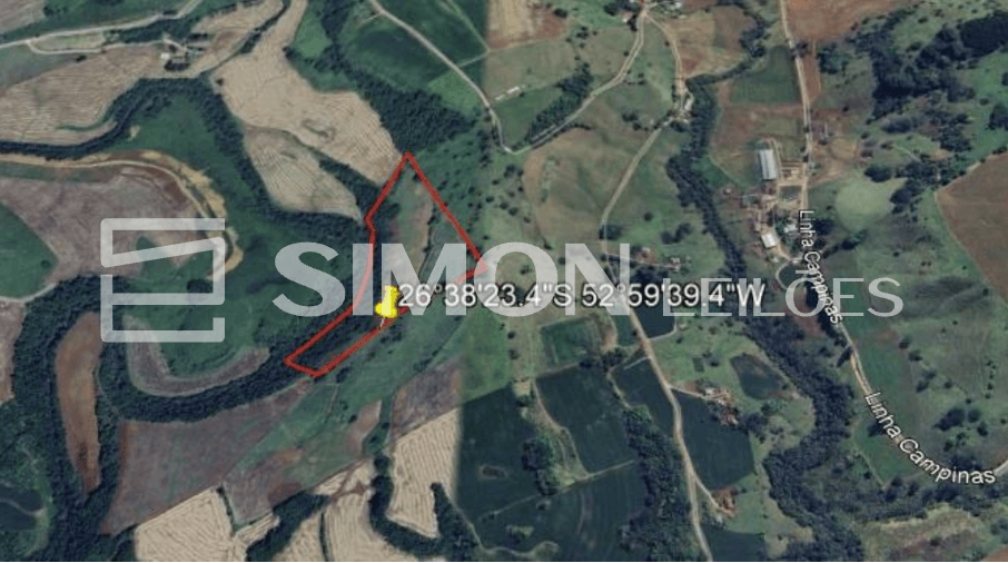 Imagem do imóvel Parte do Lote Rural nº 01, da Gleba VIII – Fazenda Primavera, com área de 93.240,00 m² (noventa e três mil, duzentos e quarenta metros quadrados), sem edificações, situado na Linha Nova Esperança, Int